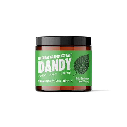 Dandy 50 mg extract capsules, 30 count jar