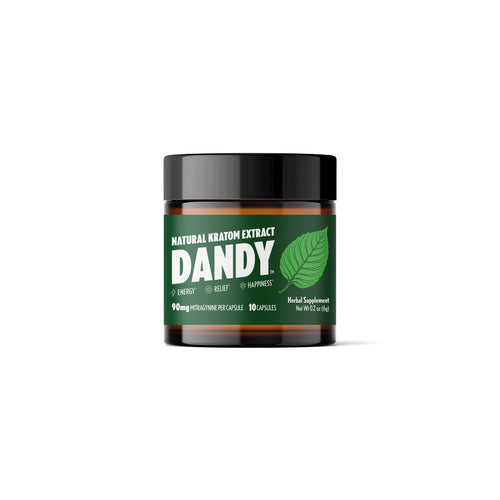 Dandy 90 mg extract capsules, 10 count jar