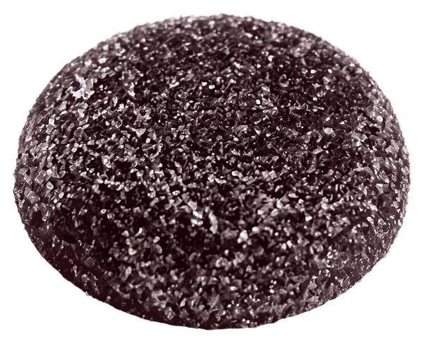 A sugar-coated Dandy Mixed Berry gummy