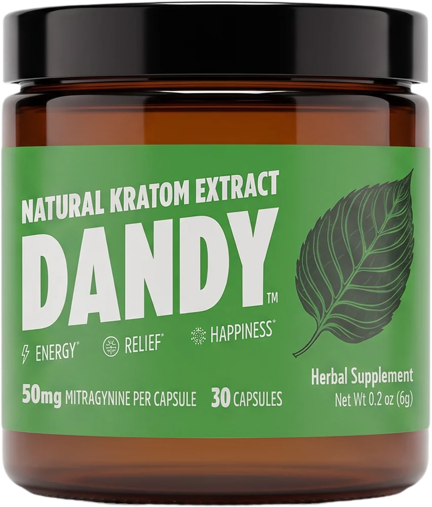 Dandy 50 mg extract capsules, 30-count bottle