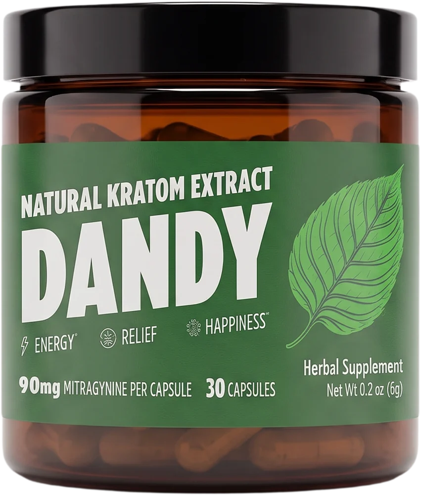 Dandy 90 mg extract capsules, 30-count bottle